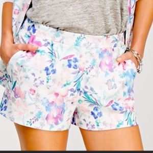 Watercolor Floral shorts ☀️